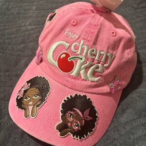 Forever 21 Pink Cherry Coke Hat
